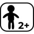 Advarselsmærke: 2+ år