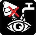 Undvik ögonkontakt + symbol (fyrkant)