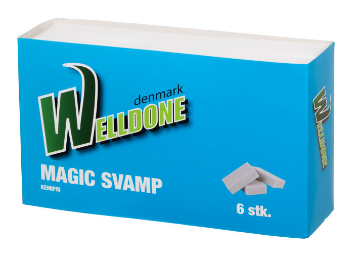 Welldone Magic Rengøringssvamp 6 Stk.