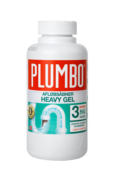 Plumbo Afløbsåbner Heavy Gel 3 Doser