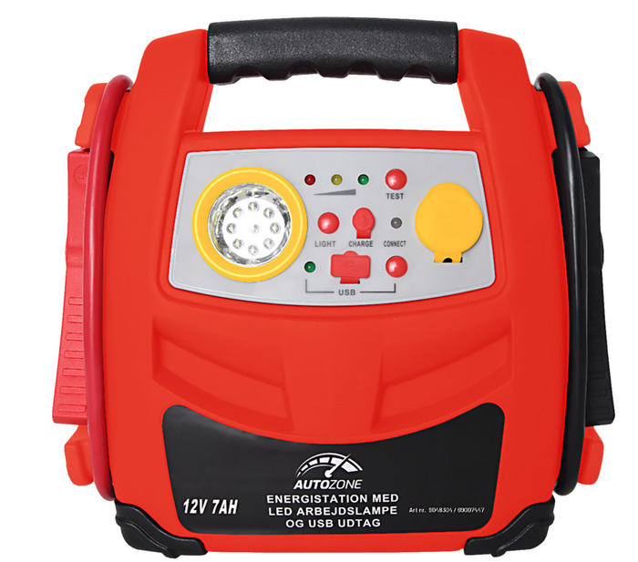 Energistation Med Kompressor 12 V/7 Ah - Autozone