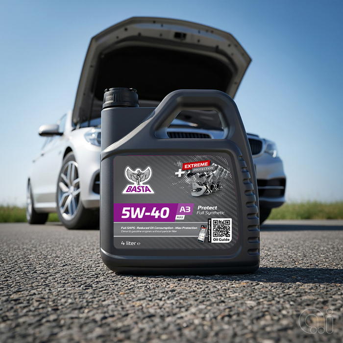 Motorolie 5W-40 fuldsyntetisk - 4 liter | jem & fix