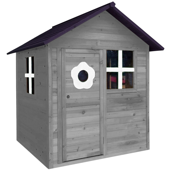 Legehus Grå/sort 148 X 132 Cm - Nordic Play