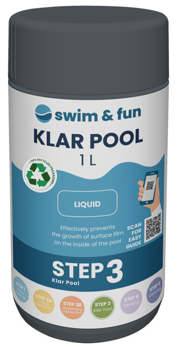 Klar Pool 1 Liter - Swim & Fun