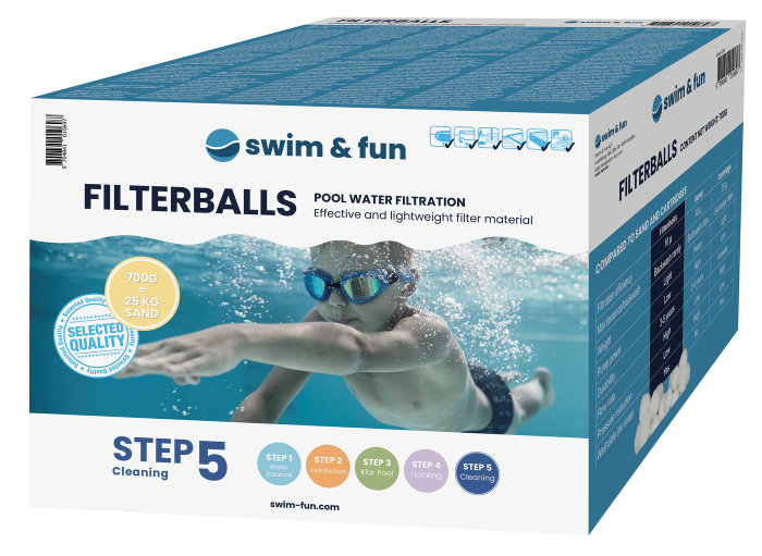 Filterkugler 700 Gram - Swim & Fun