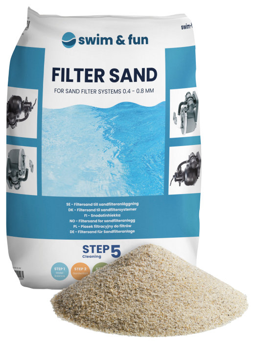 Filtersand 18 Kg - Swim & Fun