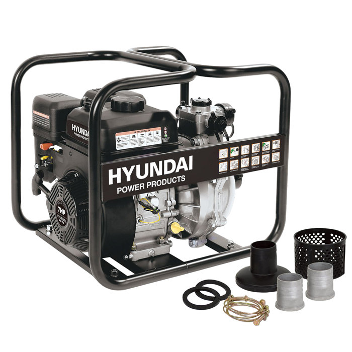 Hyundai Vandpumpe Benzin 7 Hk 30.000 Liter/time
