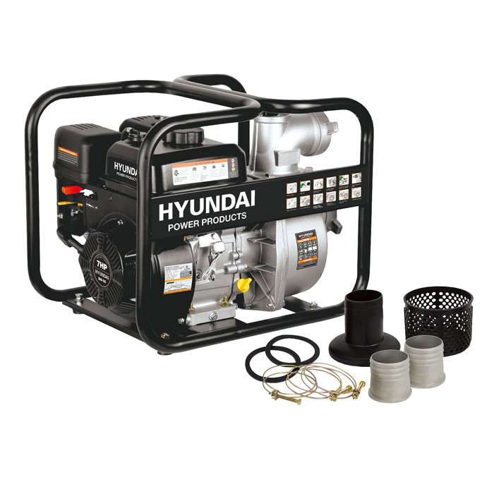 Hyundai Vandpumpe Benzin 7 Hk 60.000 Liter/time