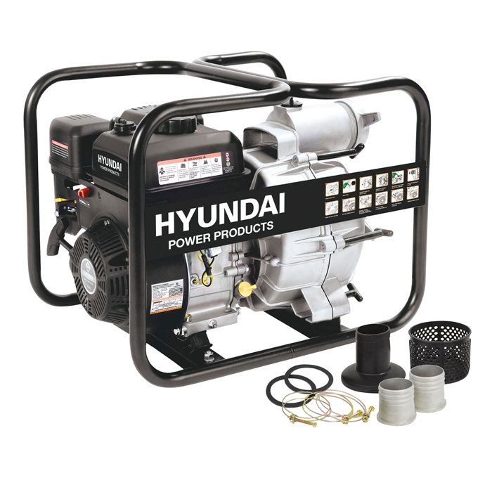 Hyundai Vandpumpe Benzin 7 Hk 45.000 Liter/time