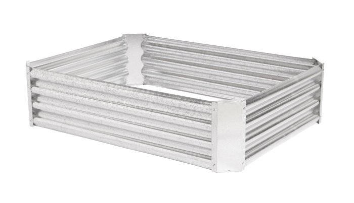 Højbed I Metal 120 X 80 X 30 Cm - Garden