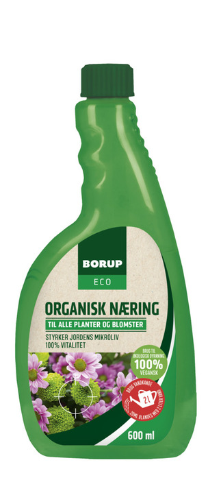Borup Eco Organisk Næring Gødning Til Blomster 600 Ml