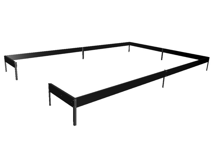 Halls Qube 812 Sokkel 9,9 M² Sort
