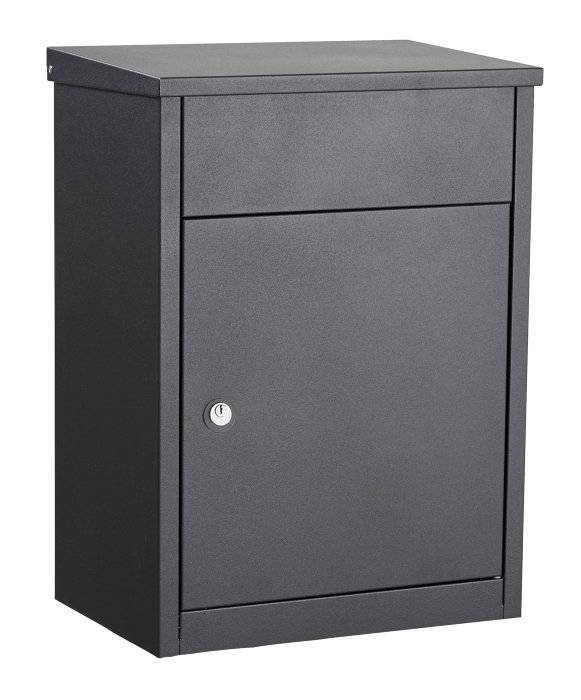 Allux 8900 Boîte Aux Lettres Acier Galvanisé Noir | Hubo