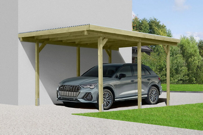 Single Carport 304 X 510 Cm