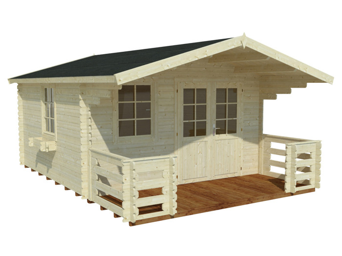 Palmako Hytte Kristian 12,6 M² 360 X 360 Cm