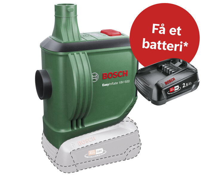Bosch Easyinflate 18v-500 Luftpumpe