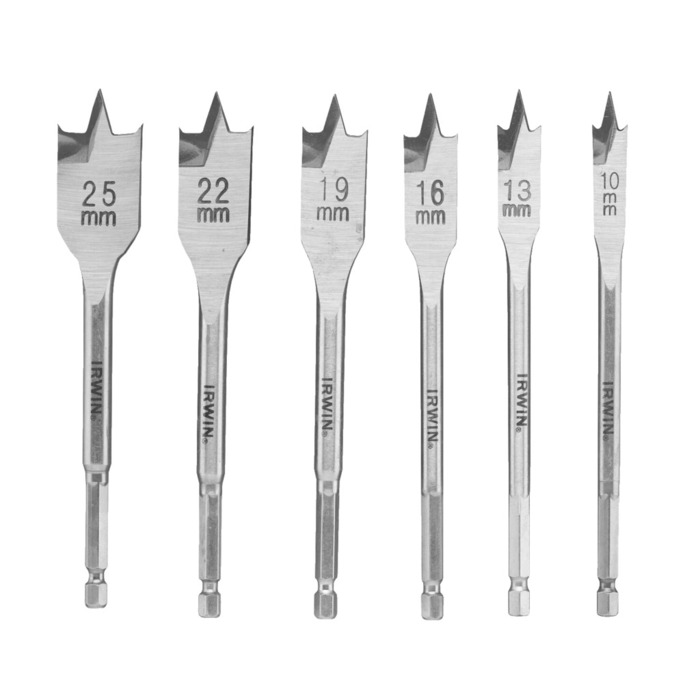 Fladbor Irwin Blue Groove 4X fladbor til træ 6 stk. | jem & fix