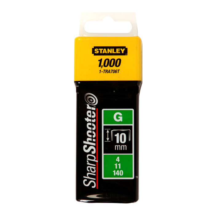 Stanley Hæfteklammer Type G 10 Mm 1000 Stk.