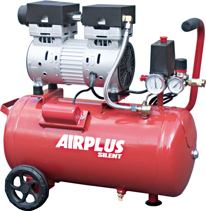 Kompressor Støjsvag 1,0 Hk Og 24 Liter Tank