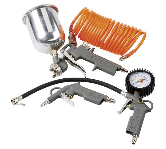 Kompressor Tilbehørssæt 4 Dele - Prize