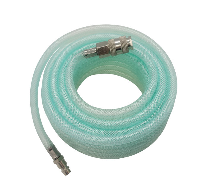 Trykluftslange 1/4" 10 Meter M/lynkobling Og Nippel