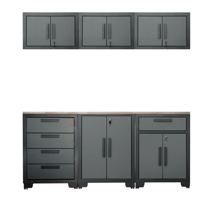 Garageopbevaring 7 Dele 1800 X 1925 X 427 Mm