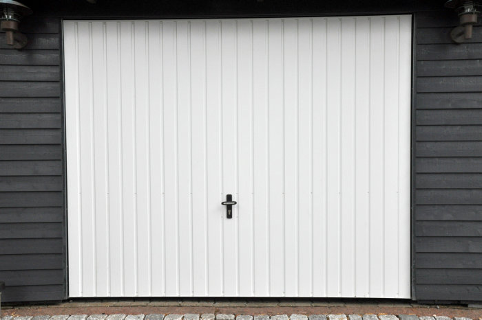 Jyde Stålvippeport 238 X 199 Cm Hvid