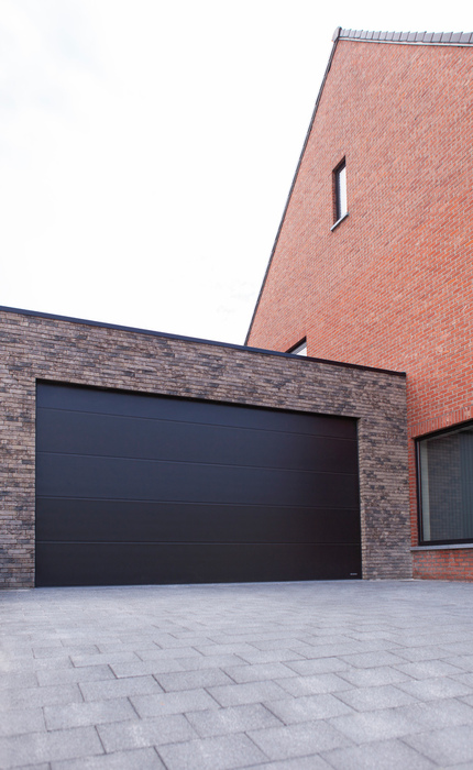 Garageport 240 X 200 Cm Med Portautomatik Snp Panel G