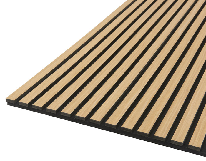 Akustikpanel Quanti Light Oak 18 X 520 X 2440 Mm - Køb I Butik