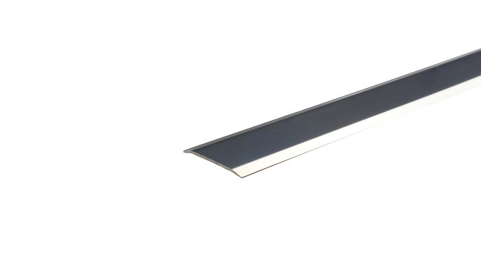 Gulvprofil Børstet Stål - 2,1 X 31 Mm X 0,9 M
