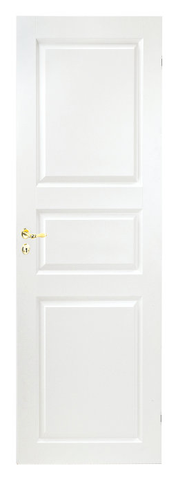 Optimal Hvidmalet Formpresset Dør 62,5 X 204 Cm