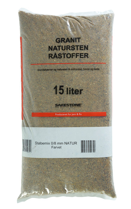Støbemix 15 Liter 0/8 Mm - Safestone