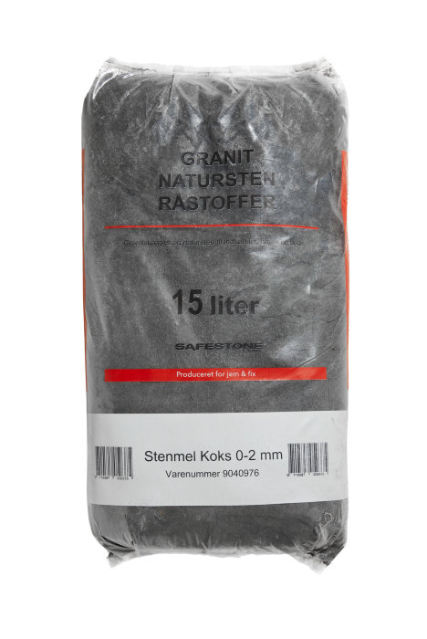 Granitstenmel Koks 15 Liter - Safestone