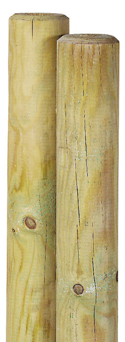 Runde Pæle Ø 10 X 300 Cm