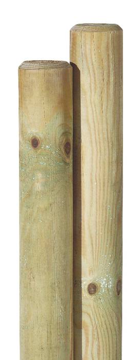 Runde Pæle Ø 7 X 240 Cm