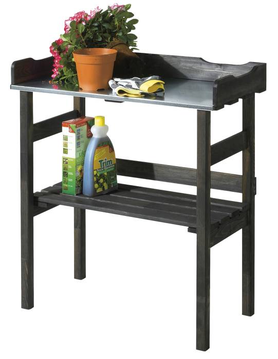 Plantebord Sort 78 X 38 X 82 Cm