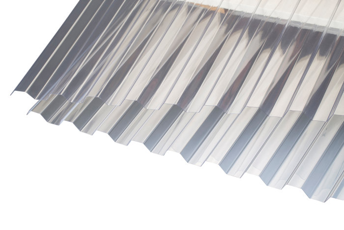 Trapezplade Glasklar Profil 76/18 111,9 X 310 Cm