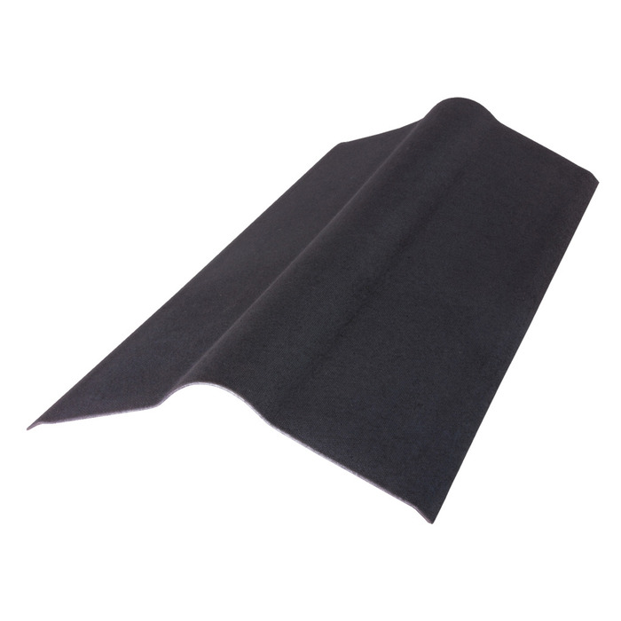 Rygning Til Bitumen Tagplader Sort 100 X 42 Cm
