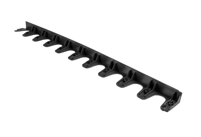 Kantskinne Sort 45 Mm × 1 Meter