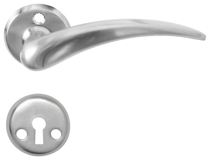 Dørgreb Indvendig Børstet Krom