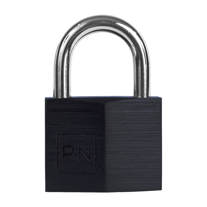 Pn Hængelås M/nøgle 40 Mm Sort