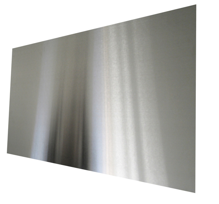 Stænkplade Stål Firkantet 80 X 40 Cm