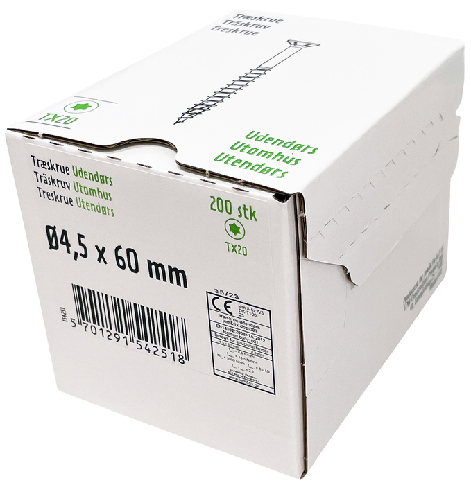 Universalskrue Basic 4,5 X 60 Mm 200 Stk.
