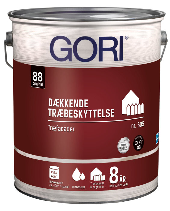 Gori 605 Dækkende Træbeskyttelse Stengrå 5 Liter