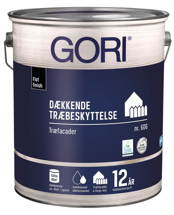 Gori 606 Renhvid Dækkende Træbeskyttelse 5 Liter