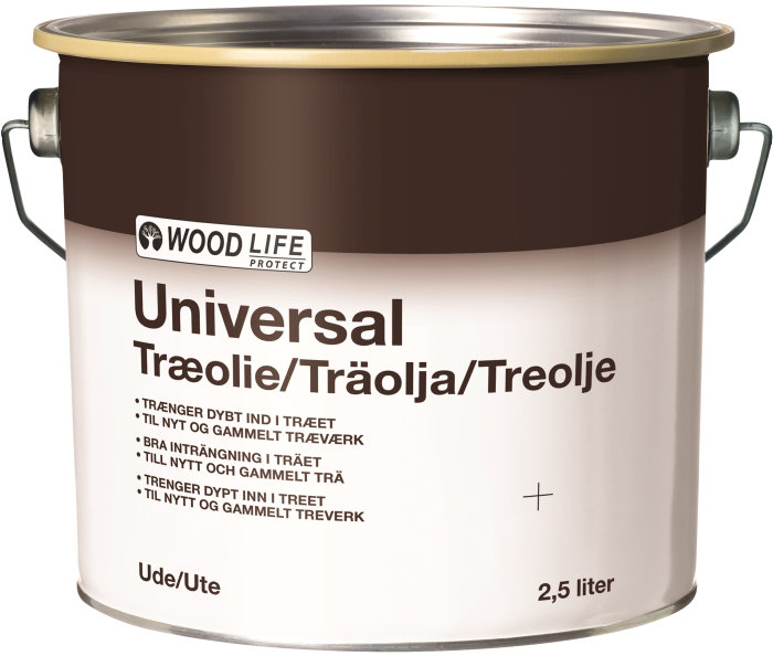 Woodlife Universal Træolie Gylden 2,5 Liter