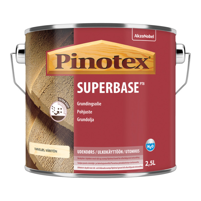 Pinotex Superbase Pt8 Grundingsmiddel 2,5 Liter