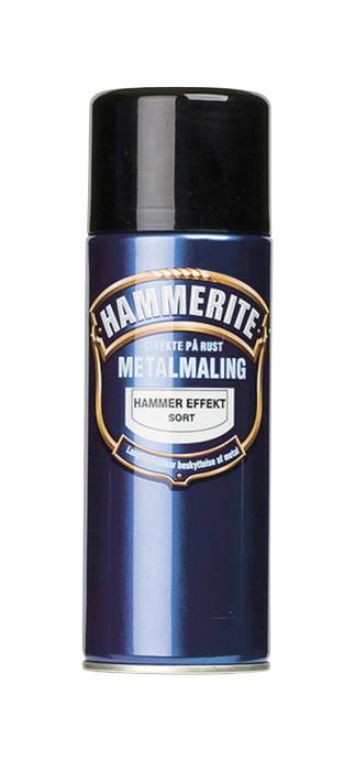 Hammerite Metalmaling Sort Hammereffekt 400 Ml