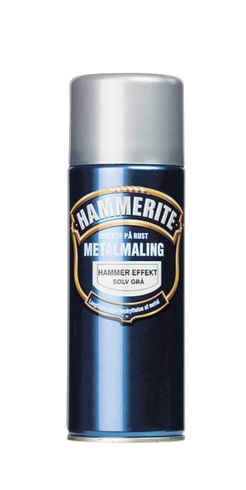 Hammerite Metalmaling Sølv Hammereffekt 400 Ml