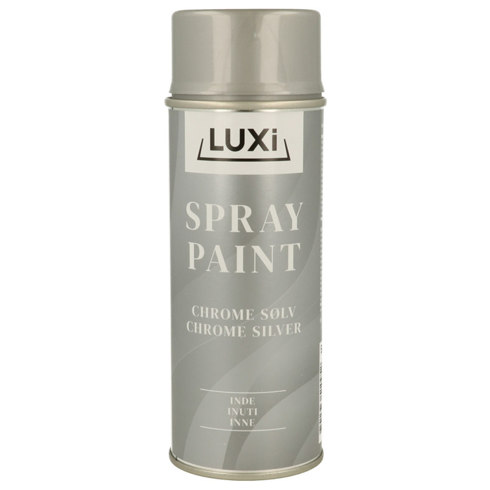 Spraymaling Chrome Sølv Blank - Luxi
